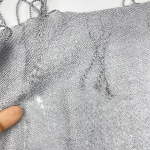 Women Wool Scarf Lady Fringe Shawl Pashmina Style Scarves L’ Orchidee - Picture 9 of 11